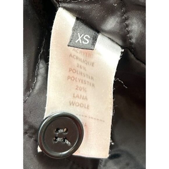 The Andamane Evita Buffalo Plaid Sherpa Jacket Womens XS Oversized Made in Italy - Picture 6 of 10